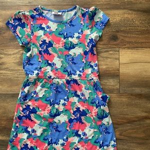 LulaRoe floral dress with pockets